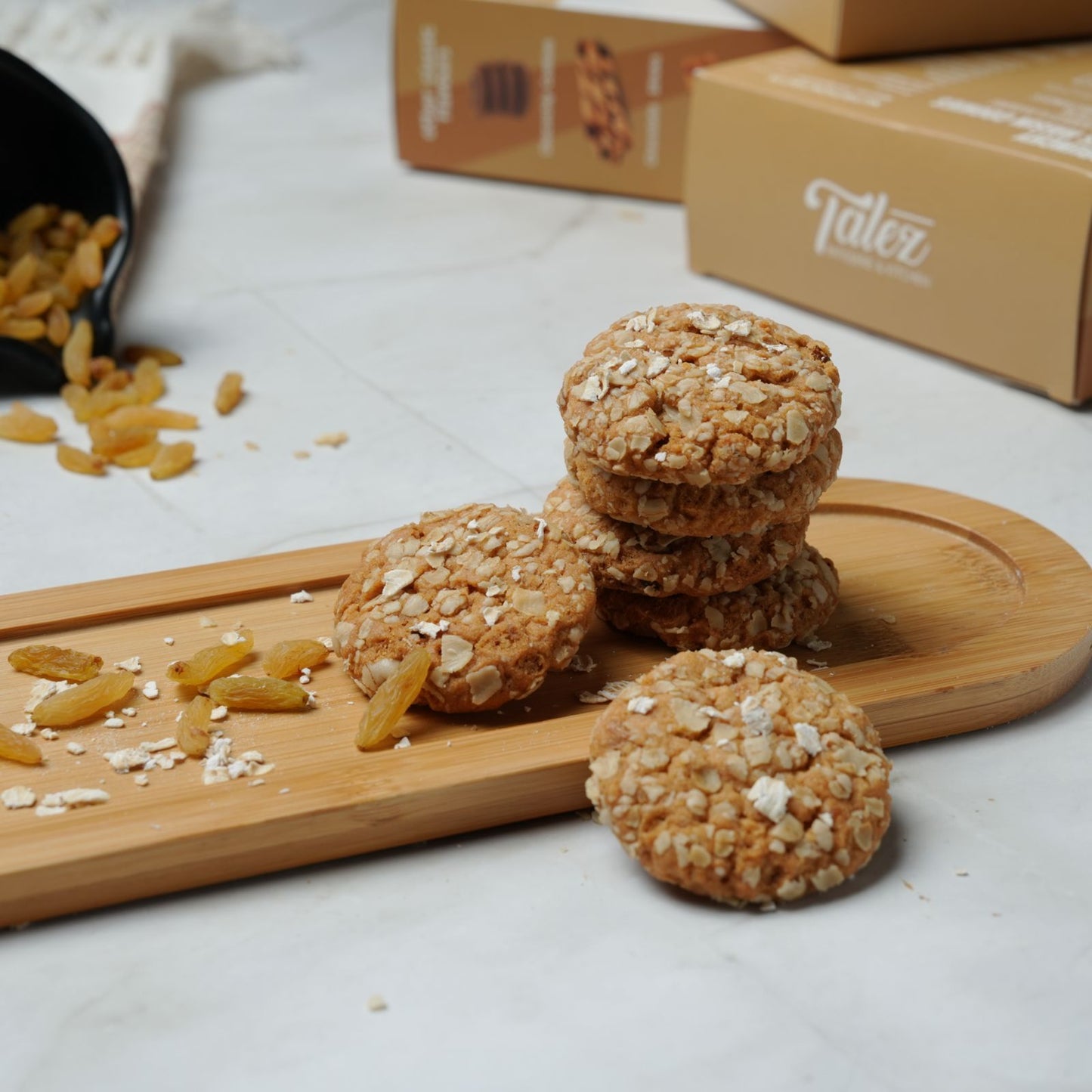 Oats & Raisin Cookies