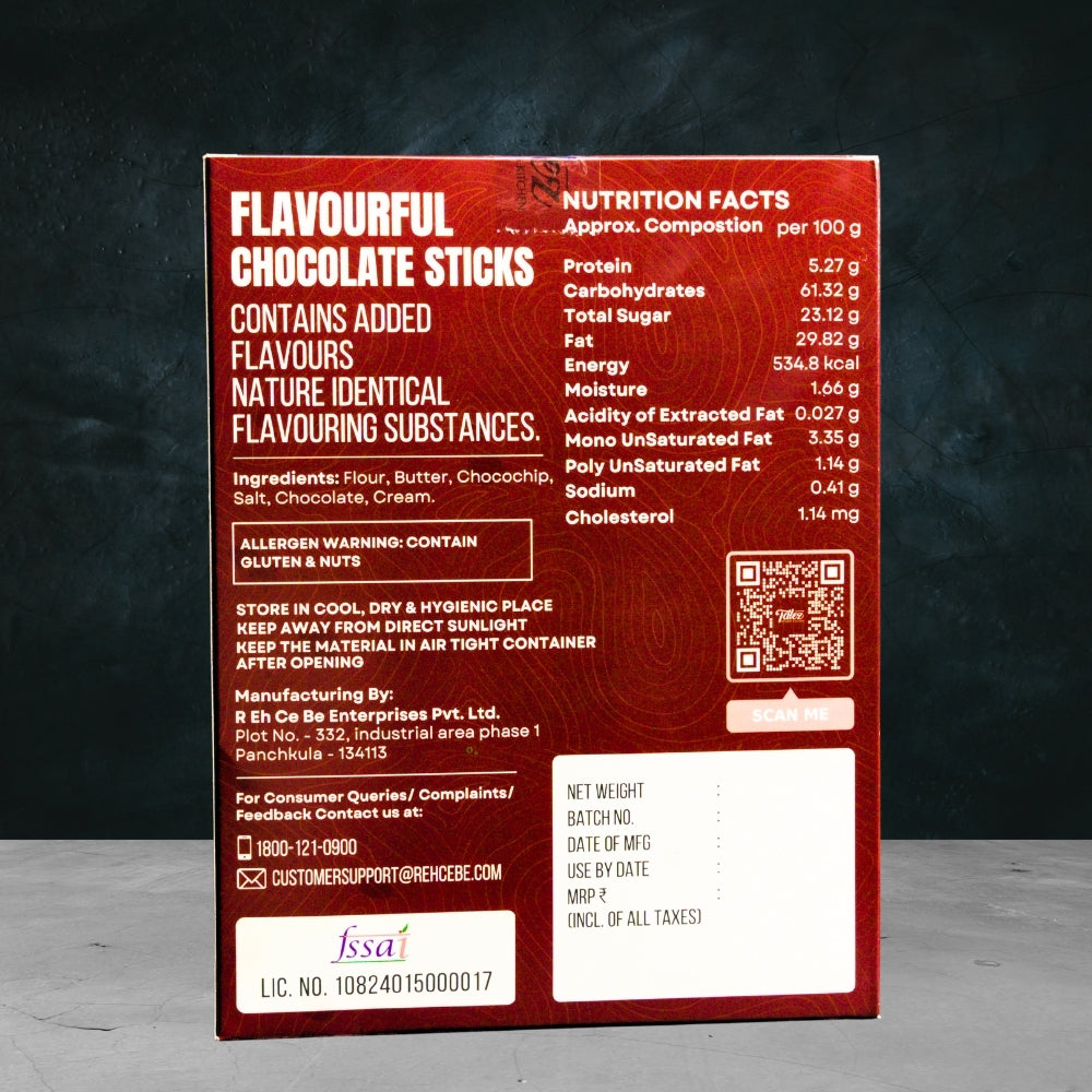 Talez Premium Crispy Chocolate Sticks